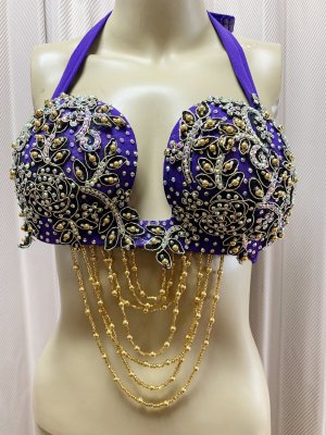 画像7: Hanine特注パワーネット生地バラディドレス