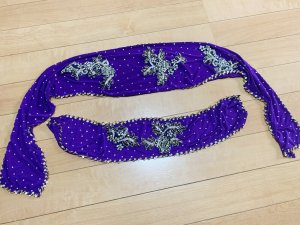 画像10: Hanine特注パワーネット生地バラディドレス