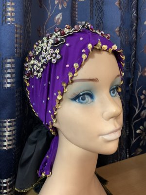 画像11: Hanine特注パワーネット生地バラディドレス