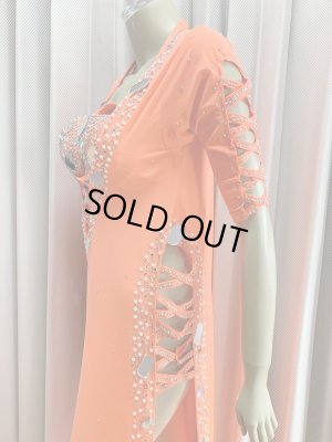 画像4: ラインストーンバラディドレス（インナーパンツ付き）