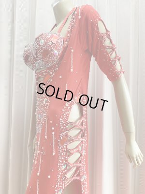 画像5: 訳あり価格　ラインストーンバラディドレス（インナーパンツ付き）