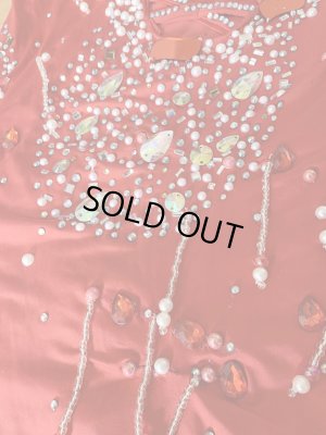 画像8: 訳あり価格　ラインストーンバラディドレス（インナーパンツ付き）