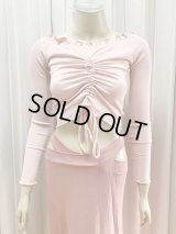 20%OFF フリル付きトップス