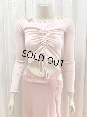 画像1: 20%OFF フリル付きトップス