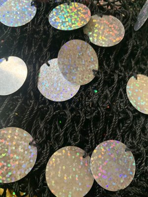 画像5: プラスチックコイン付きフェイスカバー（Gold, Silver）