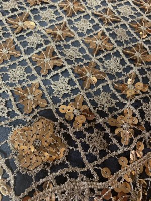 画像7: トライアングルスパンコールスカーフ（150cm×60cm)