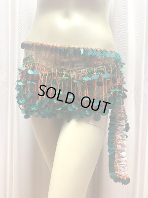 画像9: フリンジ付きレースヒップスカーフ