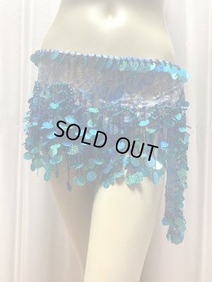 画像29: フリンジ付きレースヒップスカーフ