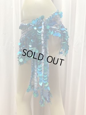 画像32: フリンジ付きレースヒップスカーフ