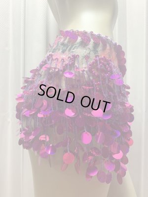 画像4: フリンジ付きレースヒップスカーフ