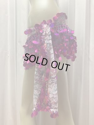 画像6: フリンジ付きレースヒップスカーフ