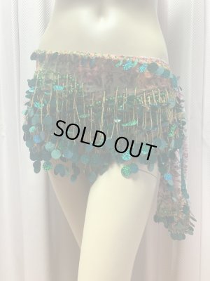 画像15: フリンジ付きレースヒップスカーフ