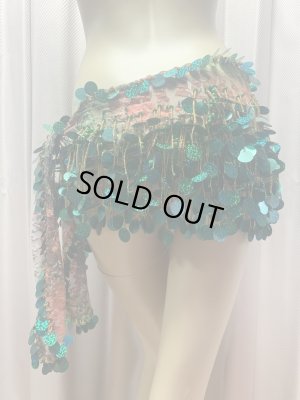 画像17: フリンジ付きレースヒップスカーフ