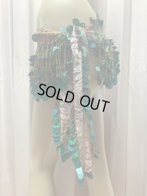 画像18: フリンジ付きレースヒップスカーフ