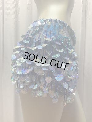 画像24: フリンジ付きレースヒップスカーフ