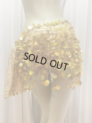 画像5: コインスパン＆フリンジ付きヒップスカーフ