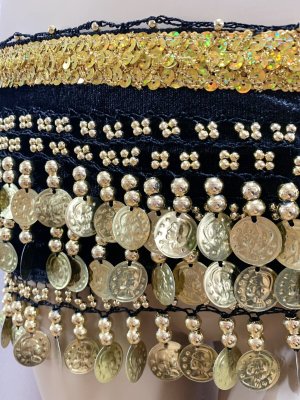 画像9: 頭に巻いてもOK！コインヒップスカーフ