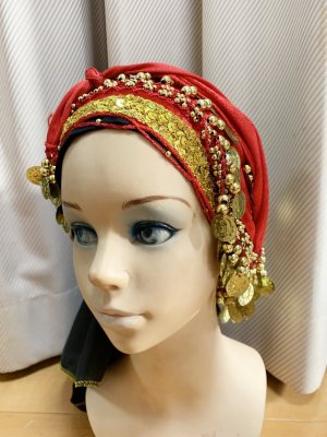 画像11: 頭に巻いてもOK！コインヒップスカーフ