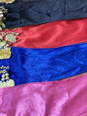 画像17: 頭に巻いてもOK！コインヒップスカーフ