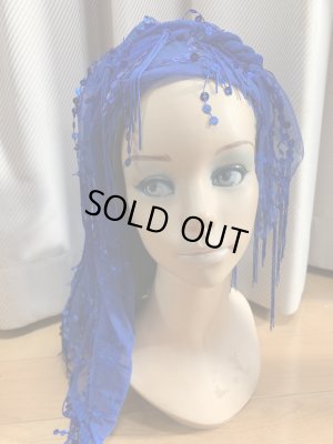 画像6: 頭に巻いてもOK！スパンコール付きトライアングルスカーフ