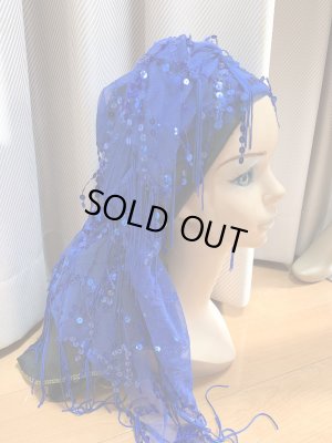 画像8: 頭に巻いてもOK！スパンコール付きトライアングルスカーフ