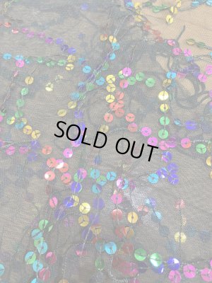 画像3: 頭に巻いてもOK！スパンコール付きトライアングルスカーフ