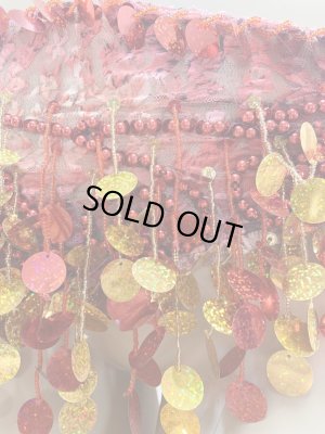 画像3: フリンジ付きレースヒップスカーフ