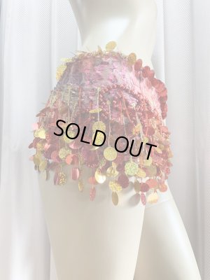 画像4: フリンジ付きレースヒップスカーフ