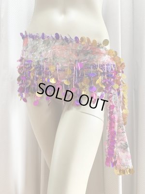 画像5: フリンジ付きレースヒップスカーフ