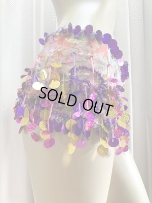 画像7: フリンジ付きレースヒップスカーフ