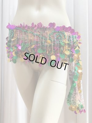 画像8: フリンジ付きレースヒップスカーフ