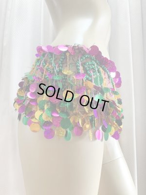 画像10: フリンジ付きレースヒップスカーフ