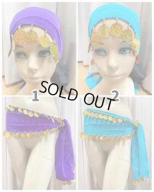 画像1: 【スペシャルプライス】衣装にプラス！ヒップ＆ヘッドスカーフセット
