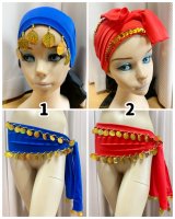 衣装にプラス！ヒップ＆ヘッドスカーフセット