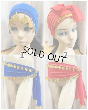 画像1: 【スペシャルプライス】衣装にプラス！ヒップ＆ヘッドスカーフセット