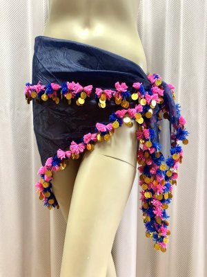 画像1: ポンポンヒップ＆ヘッドスカーフ