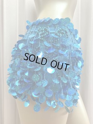 画像8: コインスパン＆フリンジ付きヒップスカーフ