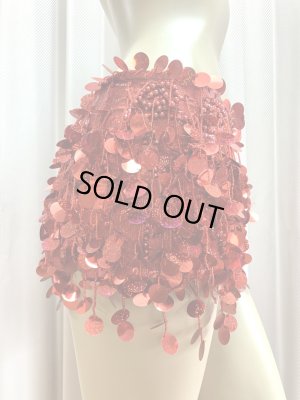 画像3: コインスパン＆フリンジ付きヒップスカーフ