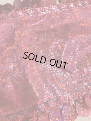 画像6: コインスパン＆フリンジ付きヒップスカーフ