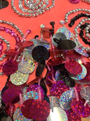 画像11: コインスパン＆フリンジ付きヒップスカーフ