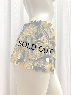 画像3: コインスパン＆フリンジ付きヒップスカーフ