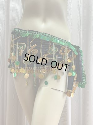 画像8: コインスパン＆フリンジ付きヒップスカーフ