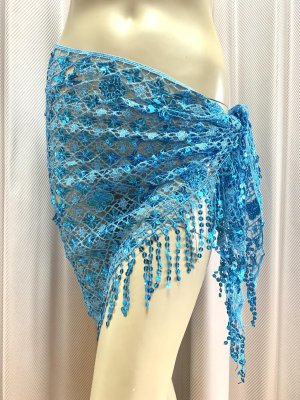 画像2: トライアングルスパンコールスカーフ（150cm×60cm)