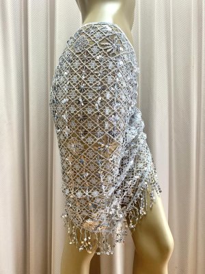 画像8: トライアングルスパンコールスカーフ（150cm×60cm)