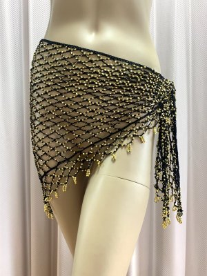 画像16: 編みネットトライアングルスカーフ