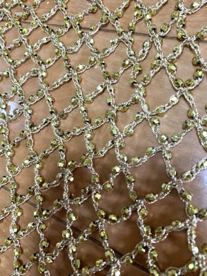 画像14: 編みネットトライアングルスカーフ