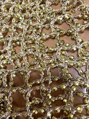 画像15: 編みネットトライアングルスカーフ