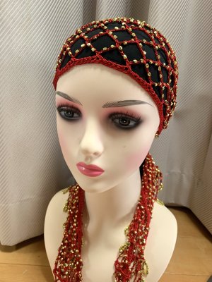 画像22: 編みネットトライアングルスカーフ