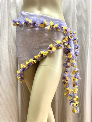 画像3: ポンポンヒップ＆ヘッドスカーフ（オーガンジー）