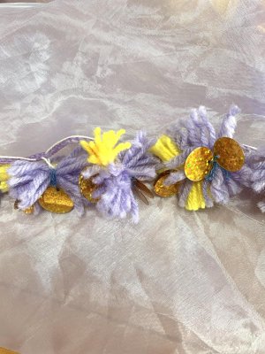 画像4: ポンポンヒップ＆ヘッドスカーフ（オーガンジー）